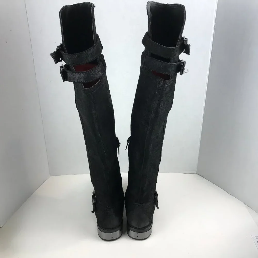 Sam Edelman Black Suede over the knee Boots US 6.5 EU 37